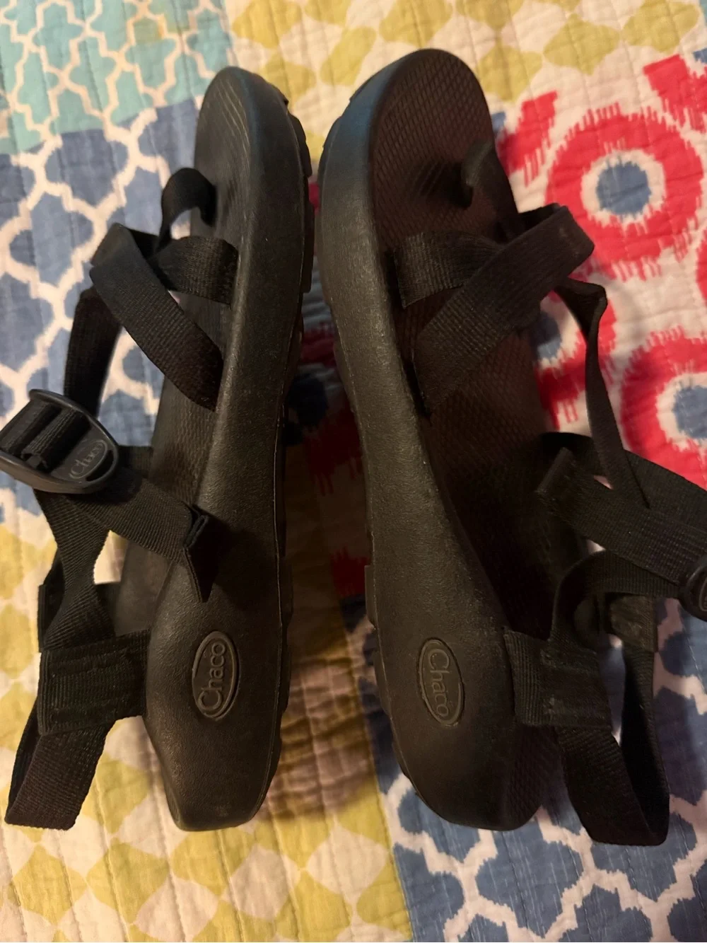 Chaco’s men’  Black Sport Strap Sandals sz 10